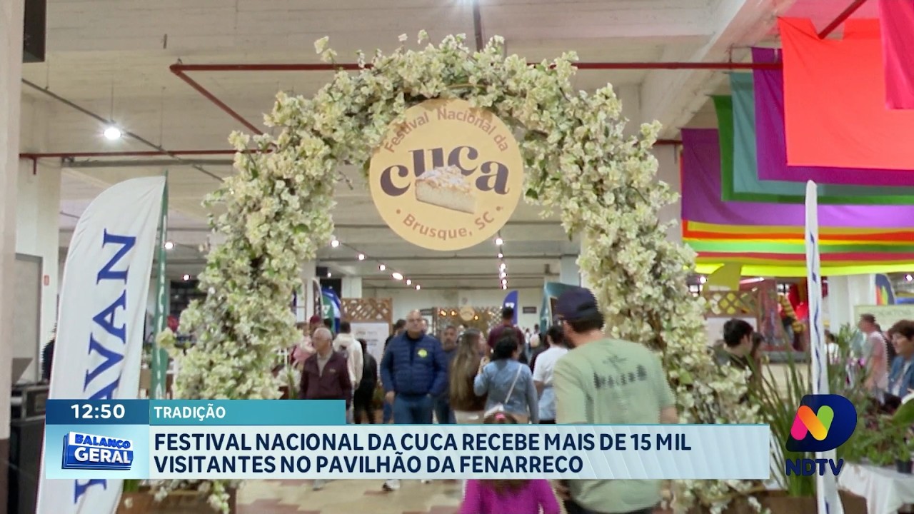Festival Nacional da Cuca reúne mais de 15 mil visitantes em Brusque