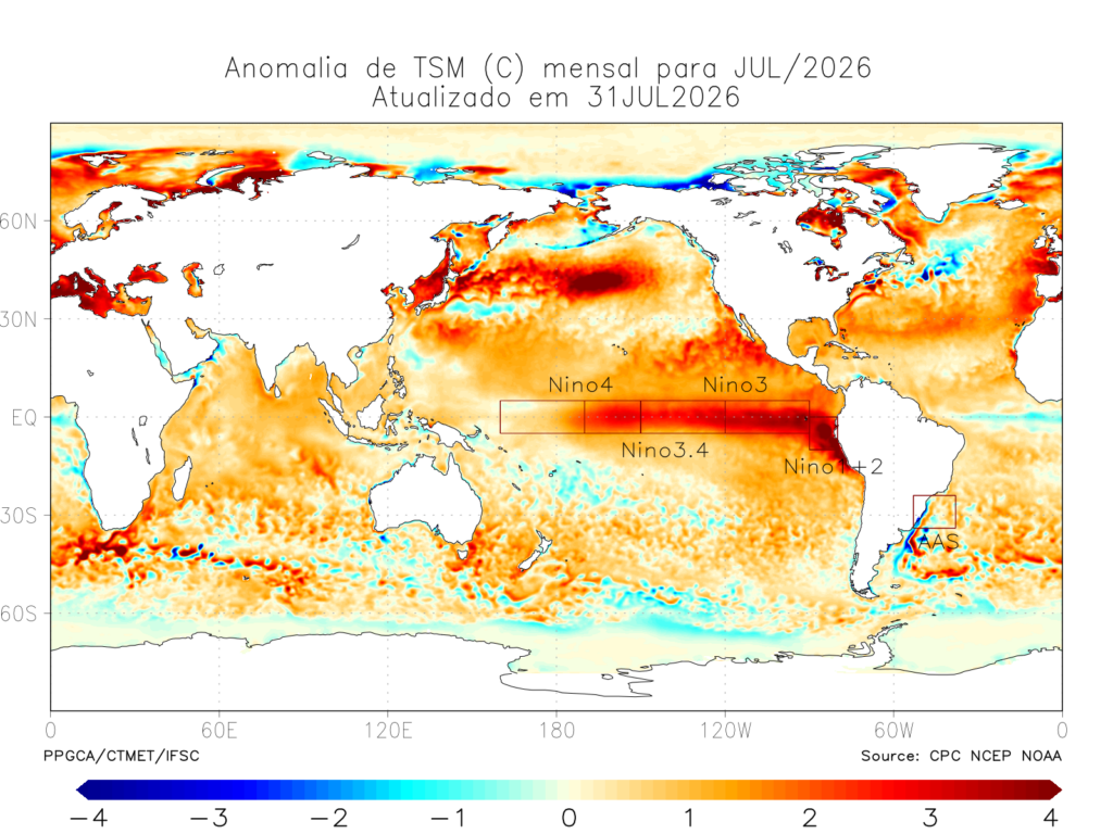 Primavera com El Niño: chuva e temperatura acima da média – EPAGRI/CIRAM