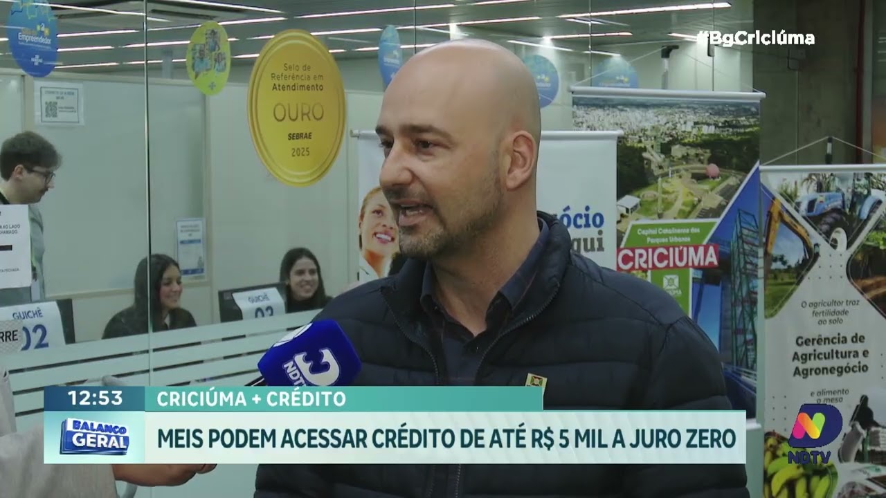 Criciúma + Crédito abre 70 vagas mensais para microempreendedores