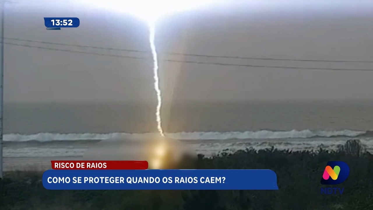 Como se proteger dos raios durante tempestades e evitar riscos