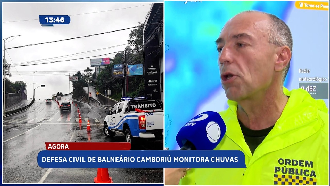 Defesa Civil de BC monitora chuvas e mantém atenção na cidade