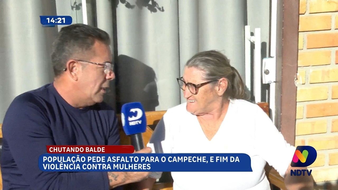 Chutando Balde: população cobra asfalto e proteção para as mulheres