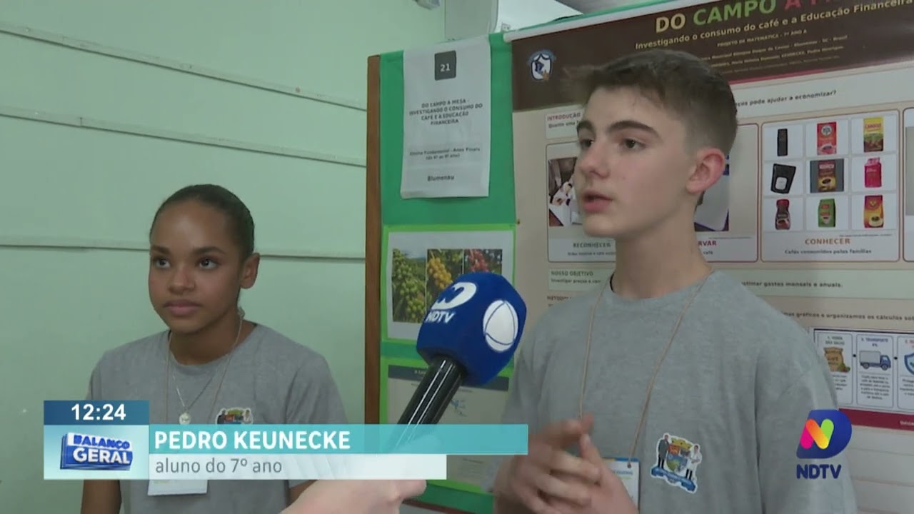 Conhecimento: feira de matemática reúne 50 trabalhos de escolas de Blumenau e região