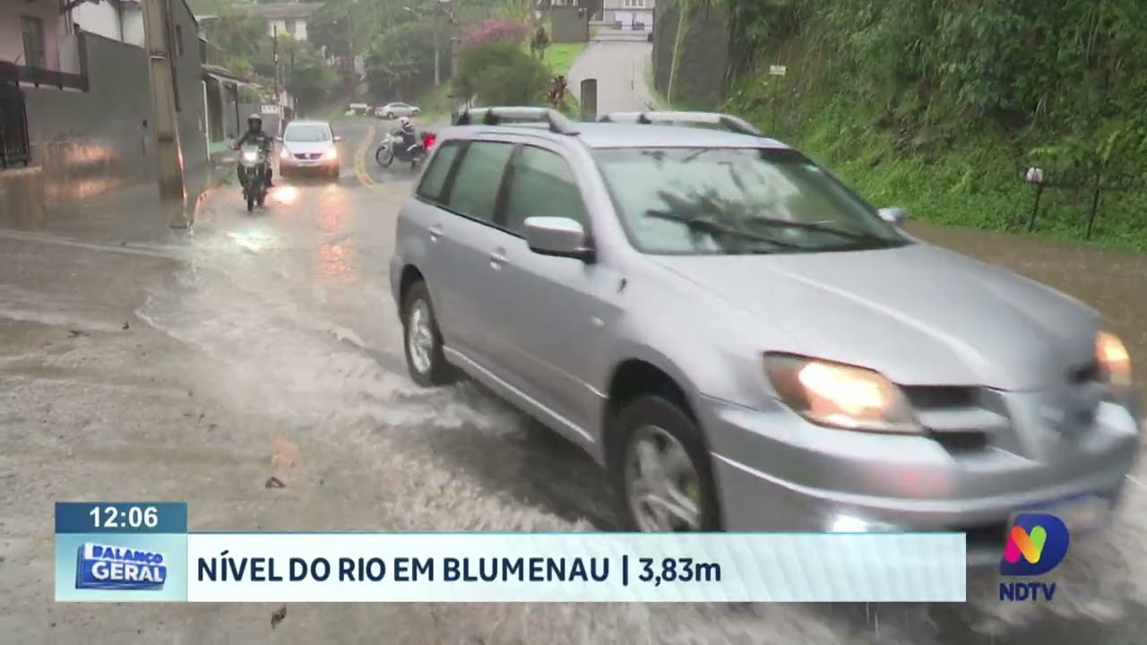 Defesa Civil: chuva persistente aumenta risco de ocorrências em Blumenau