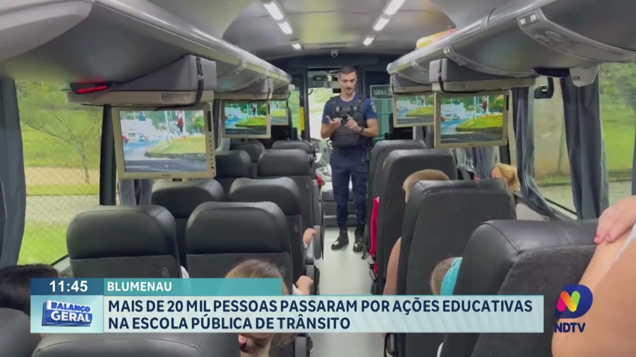 Blumenau: mais de 20 mil pessoas passaram por ações educativas na Escola Pública de Trânsito