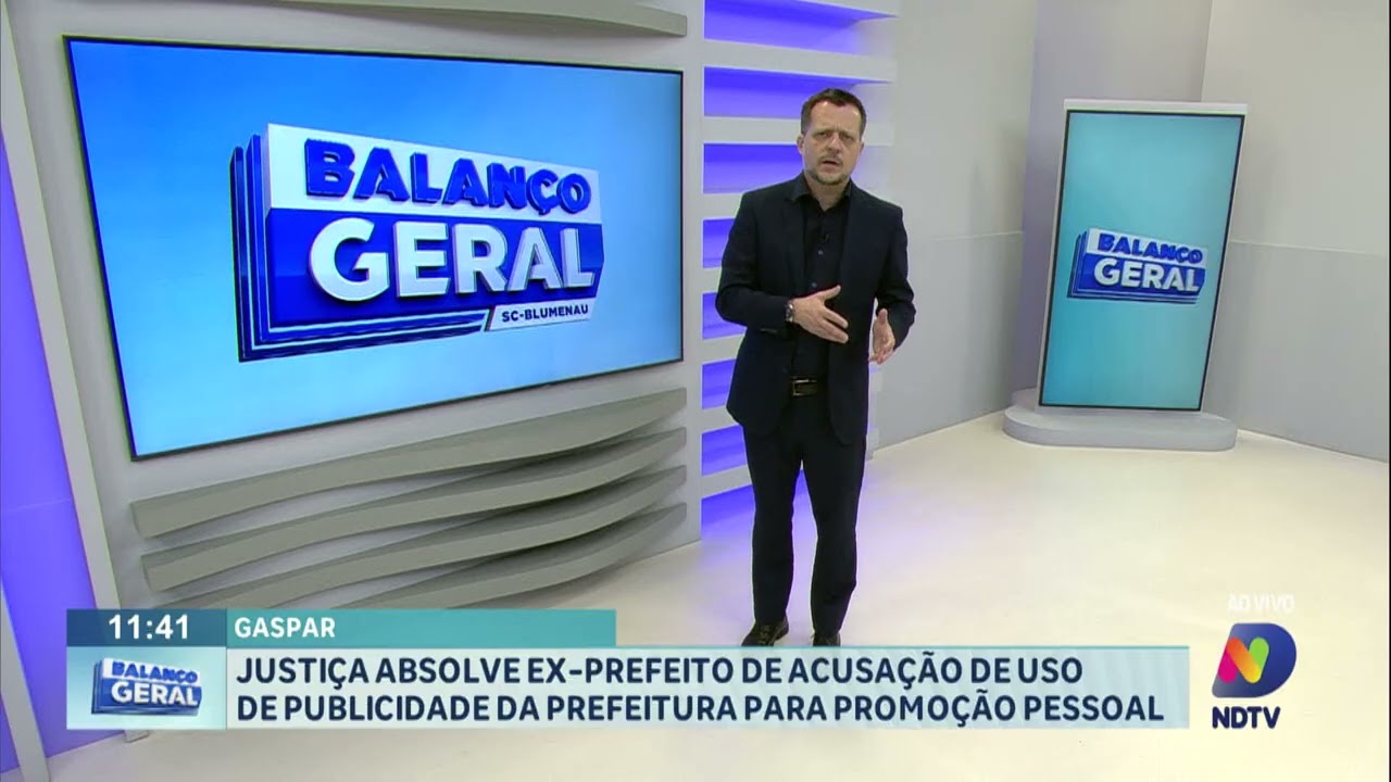 Gaspar: justiça absolve ex-prefeito acusado de usar publicidade da Prefeitura para promoção pessoal