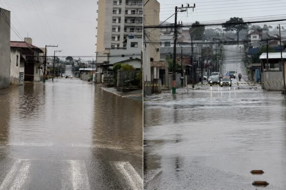 Camboriú já registra 60 mm de chuva e Monte Alegre concentra maior acúmulo de água