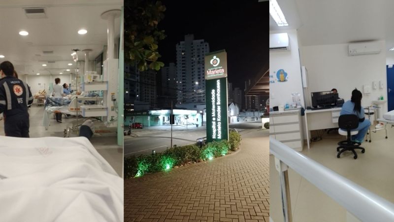 Idoso com suspeita de infarto deixa o Marieta antes de cateterismo