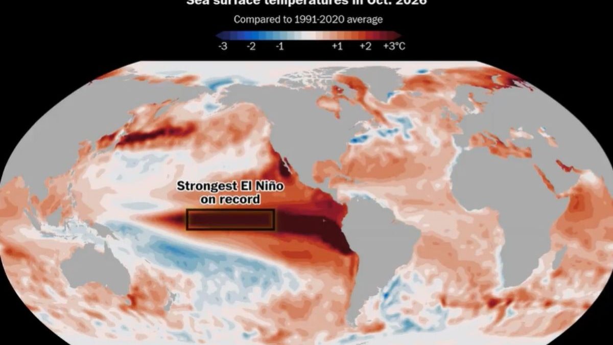Super El Niño acelera e deve se tornar o mais forte já observado em setembro; Brasil pode ter extremos climáticos na primavera