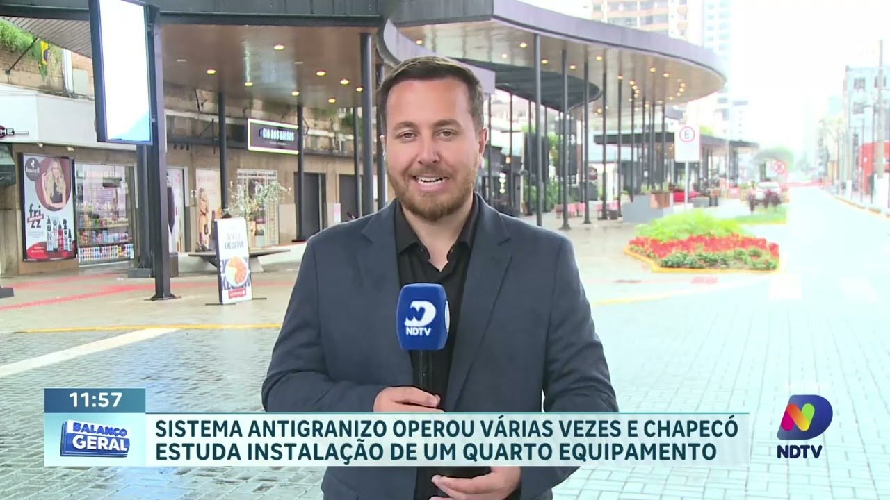 Chapecó estuda quarto sistema antigranizo após novas chuvas