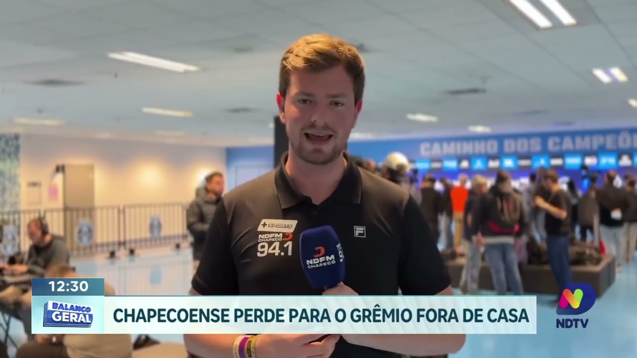 Chapecoense é derrotada pelo Grêmio fora de casa