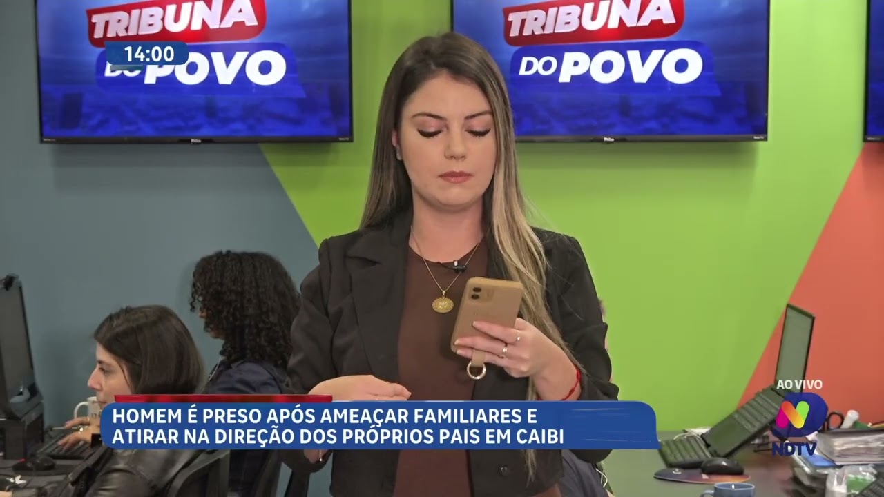 Homem é preso após disparos e ameaças contra familiares em Caibi