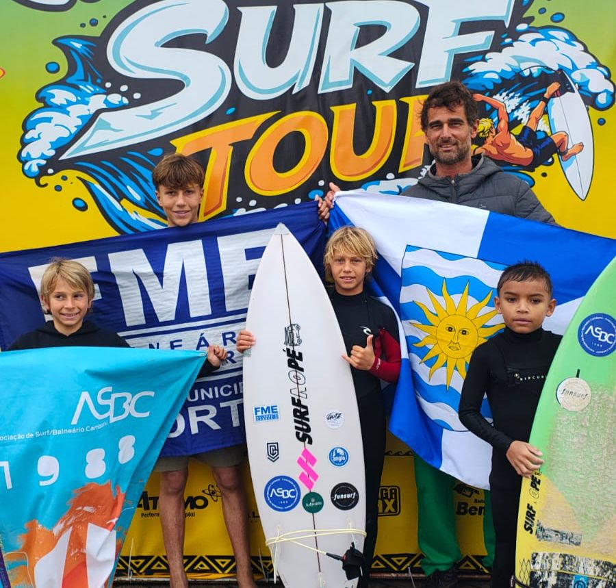 Surfistas de Balneário Camboriú avançam em competição de base em Imbituba