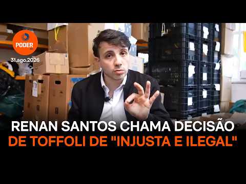 Renan Santos diz que decisão de Toffoli é “injusta e ilegal”