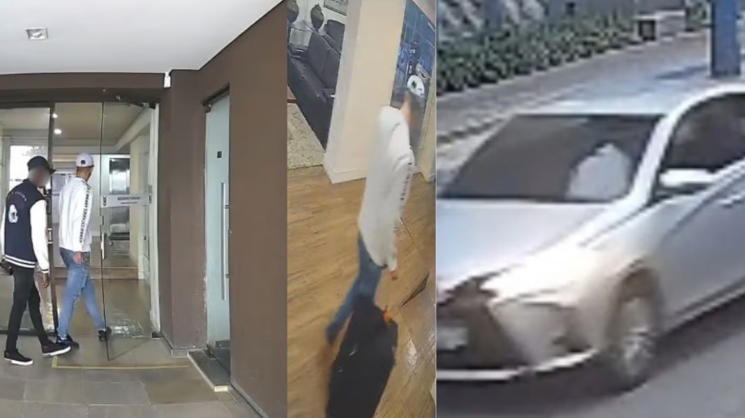 Homens deixaram condomínio com mala após furto de R$ 300 mil em Balneário Camboriú