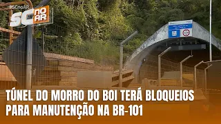 Túnel do Morro do Boi terá bloqueios para manutenção na BR-101