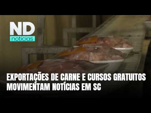 Destaques de SC incluem cursos gratuitos, exportações e Imposto de Renda