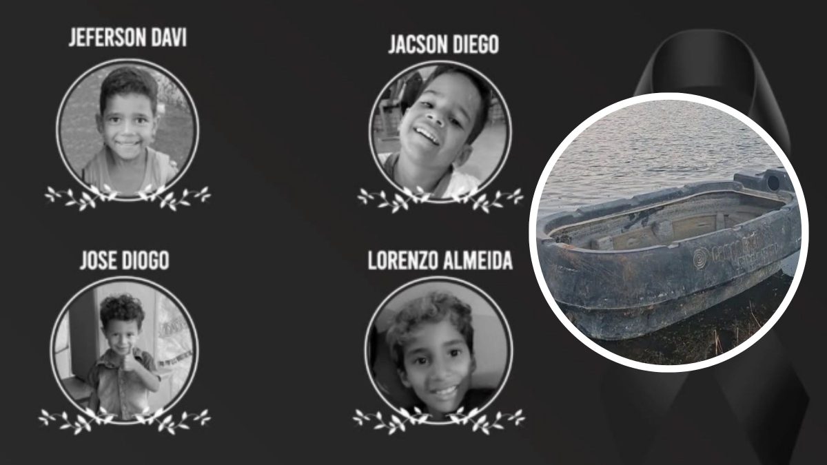 Quatro crianças da mesma família morrem afogadas durante brincadeira em açude de 5 metros na Bahia