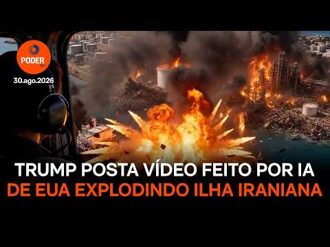 Trump chama de “estúpida” pergunta sobre bomba atômica no Irã