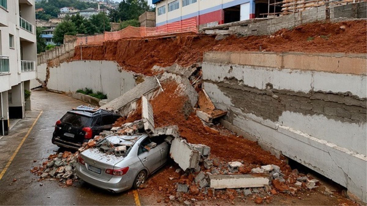 Governo de SC é condenado a pagar R$ 46 mil após obras em escola estadual contribuírem para desabamento de parede de condomínio vizinho