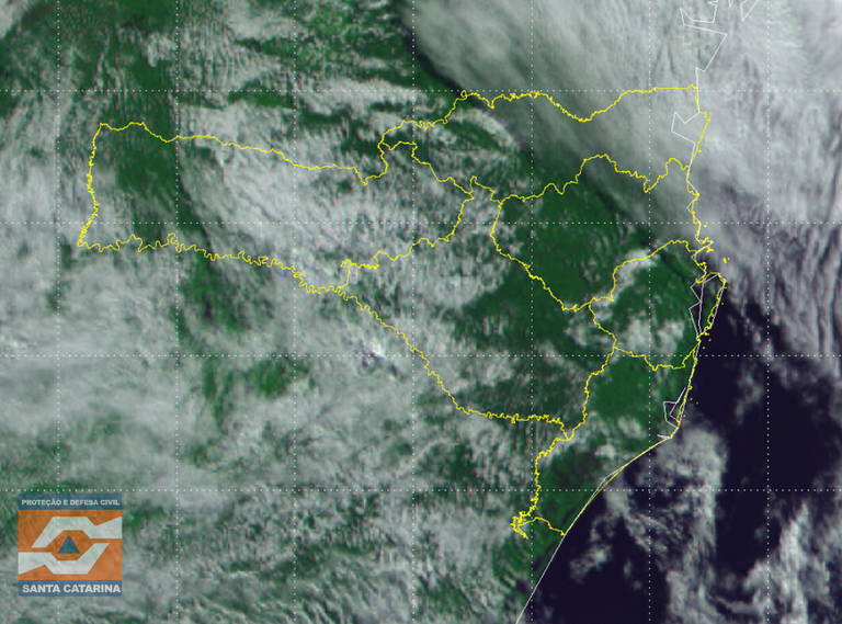 Monitoramento Meteorológico DC/SC 01/09 11:00 - Secretaria de Estado da Proteção e Defesa Civil de Santa Catarina