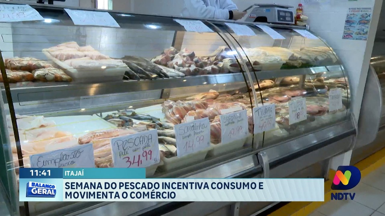 Itajaí: Semana do Pescado incentiva consumo e movimenta comércio