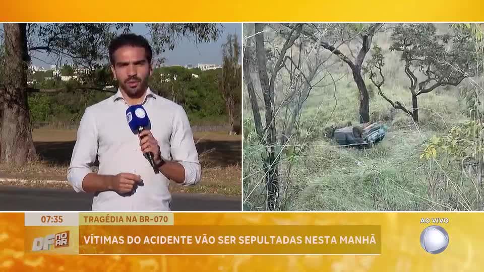 Jovens vítimas de acidente na BR-070 são sepultadas nesta terça-feira