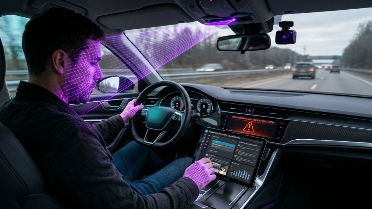 Carro que vigia o dono: entenda como funciona o monitoramento do motorista por câmeras no carro e se a tecnologia vem ao Brasil