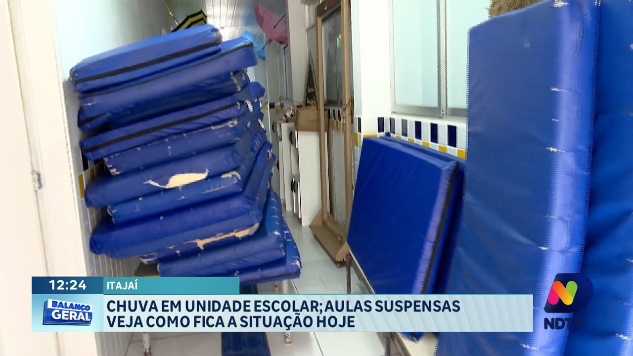 Aulas são suspensas após chuva em escola; confira situação de hoje
