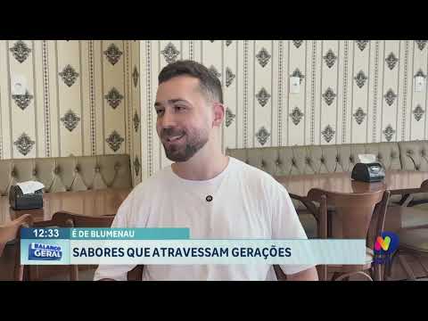É de Blumenau: sabores que atravessam gerações.