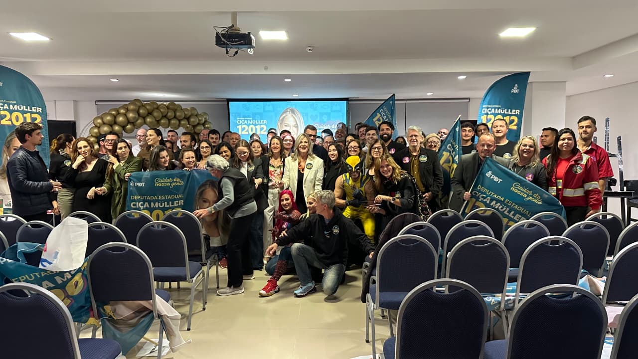 Ciça Müller realiza lançamento oficial de candidatura em Balneário Camboriú