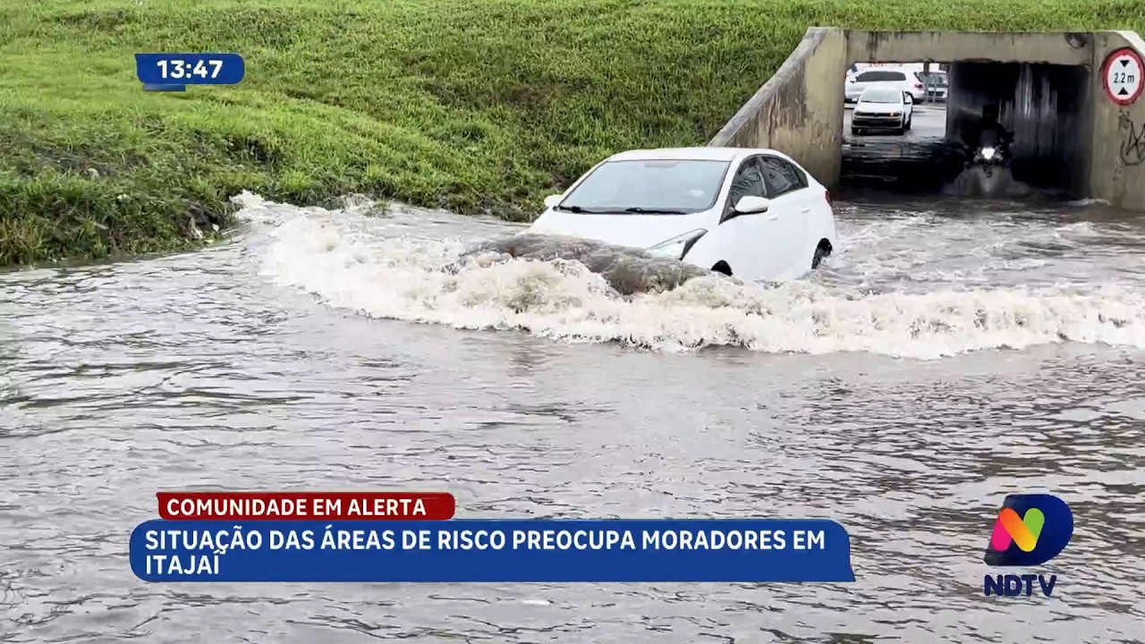 Áreas de risco preocupam moradores e deixam comunidade em alerta