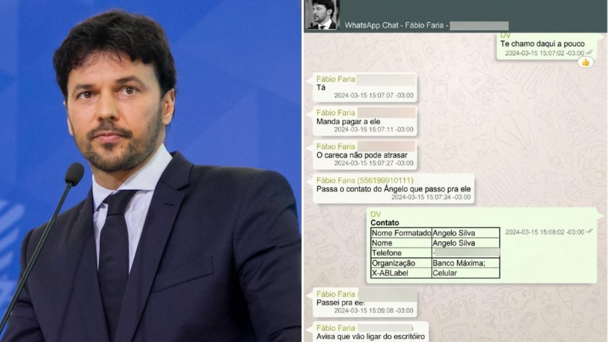 'O careca não pode atrasar': Fábio Faria alertou Vorcaro sobre cobrança de Moraes por pagamentos ao escritório de esposa
