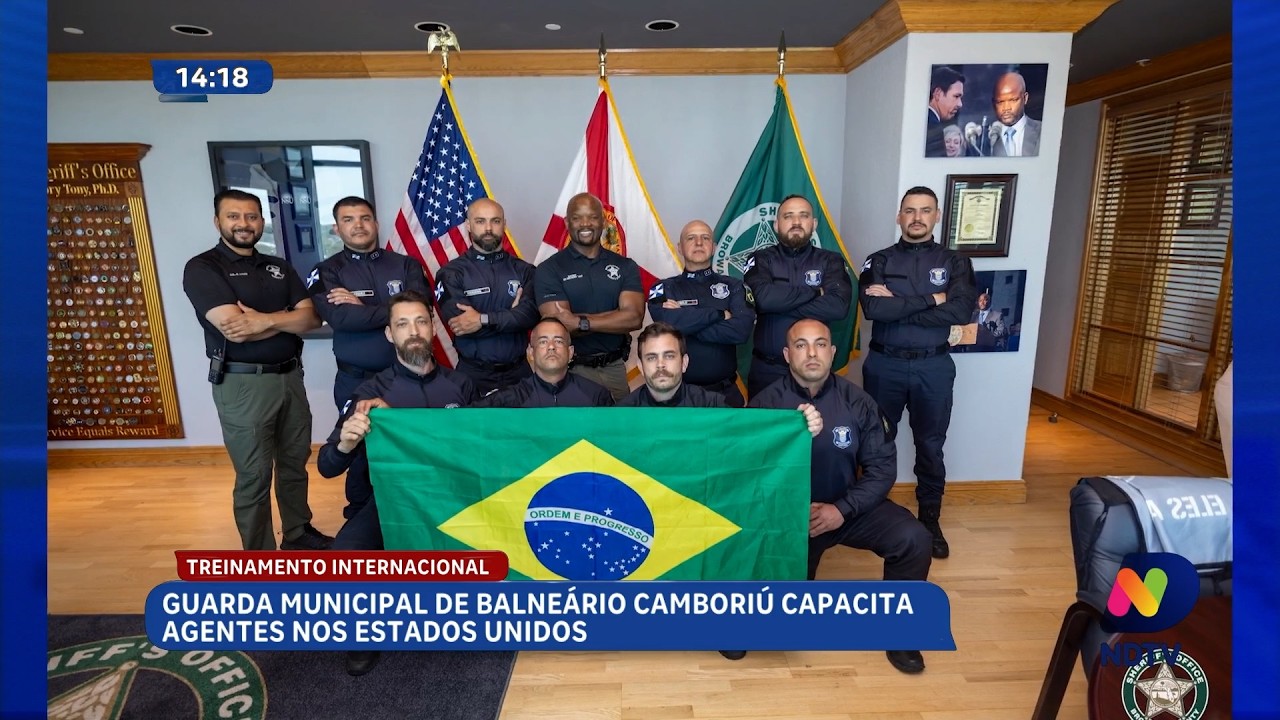 Agentes de BC participam de treinamento internacional nos Estados Unidos