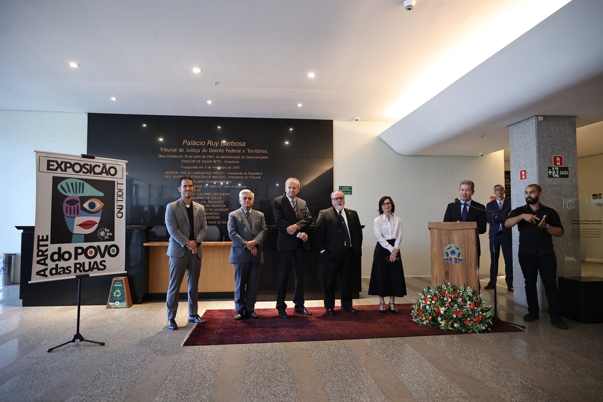 TJDFT abre exposição sobre arte de pessoas em situação de rua