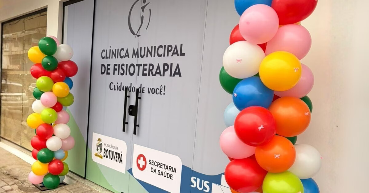 Prefeitura de Botuverá inaugura Clínica Municipal de Fisioterapia