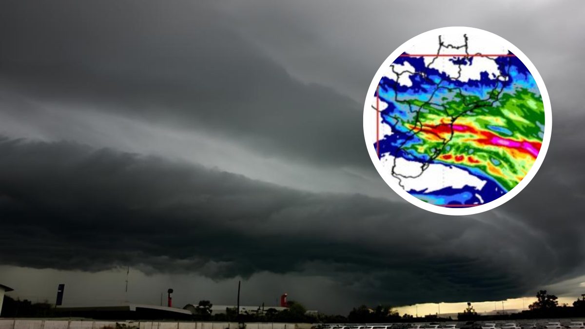 Nova frente fria chega com ciclone e deixa 14 estados em risco de chuva, granizo e rajadas de vento; acumulados podem chegar a 150 mm no feriadão