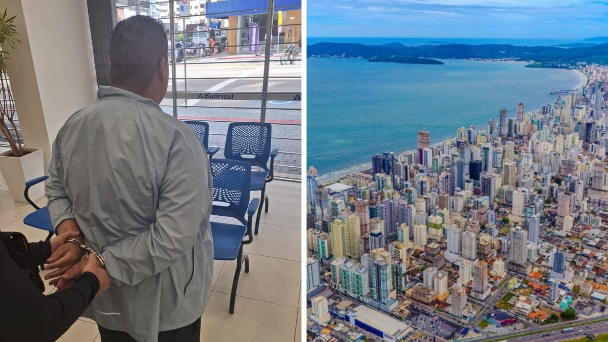 Homem que fazia parte de quadrilha tenta golpe do bilhete de R$ 70 mil contra idosa e acaba preso em praia de SC
