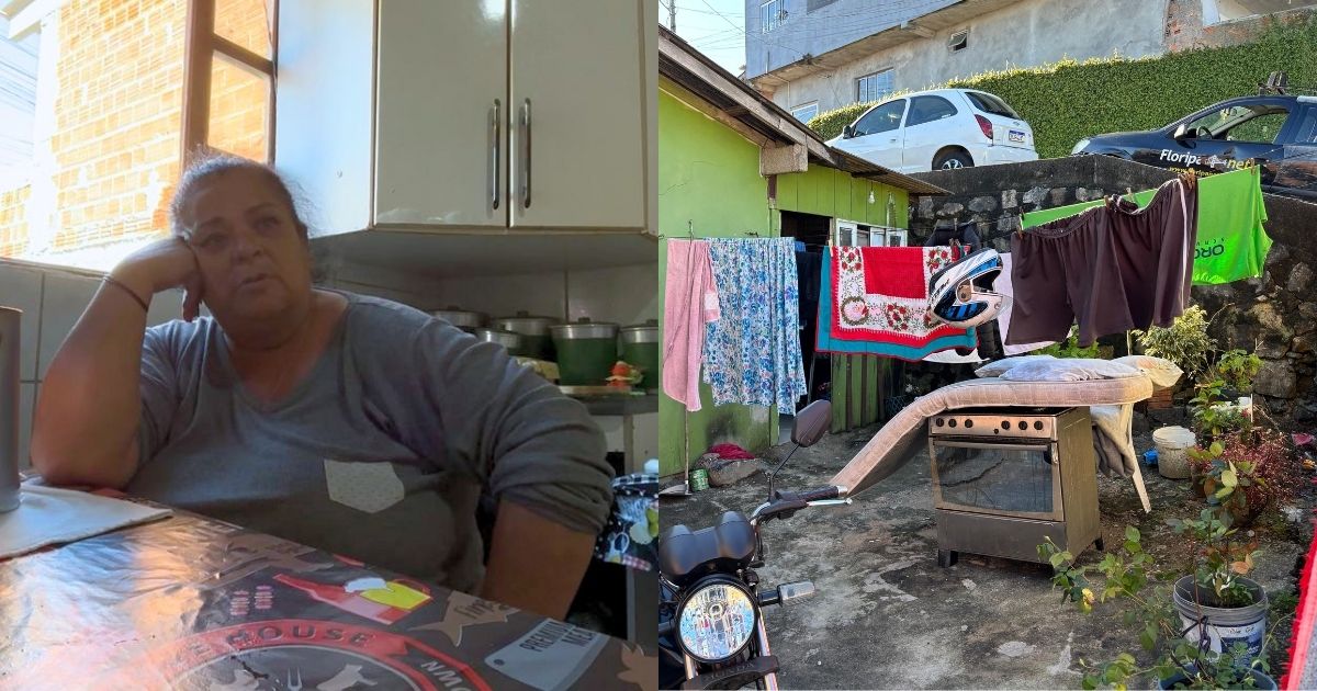 Chuva de granizo transforma telhado em 'peneira' e causa momentos de pânico em família de SC: 'Quebrou tudo'