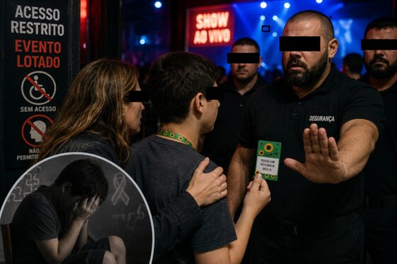 Jovem autista é barrado em show após seguranças verem cordão de identificação e três são condenados em SC