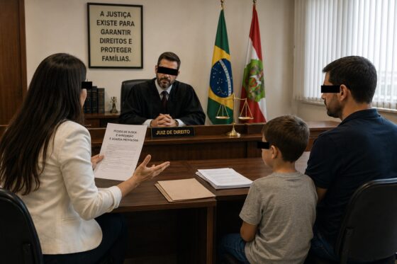 Mãe pede busca e apreensão do filho, mas Justiça mantém residência com o pai e estabelece guarda compartilhada