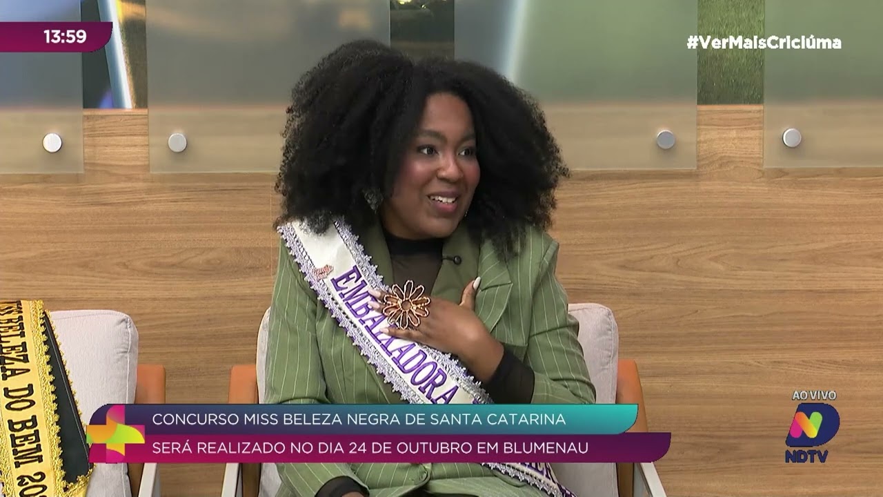 Araranguá confirma representante no Miss Beleza Negra Santa Catarina