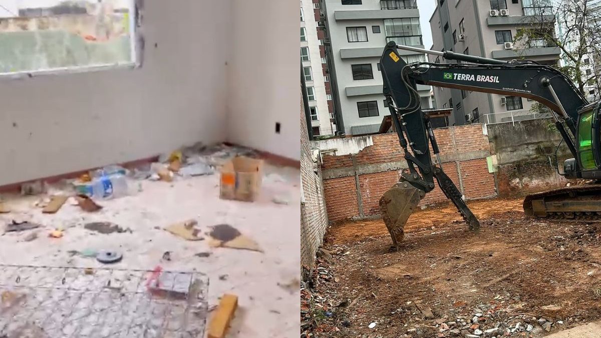 Um detalhe é indispensável antes de casas novas serem demolidas por escavadeira para dar lugar a arranha-céus de luxo em praia mais famosa de SC