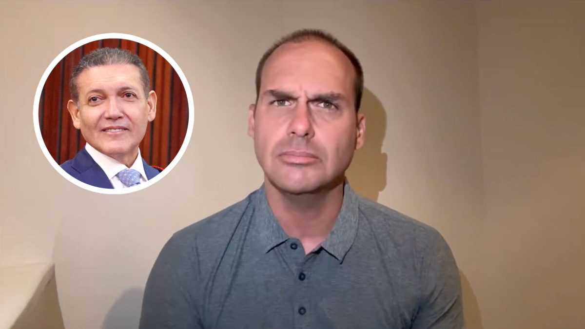 Nunes Marques manda remover posts de Eduardo Bolsonaro que questionam urnas brasileiras