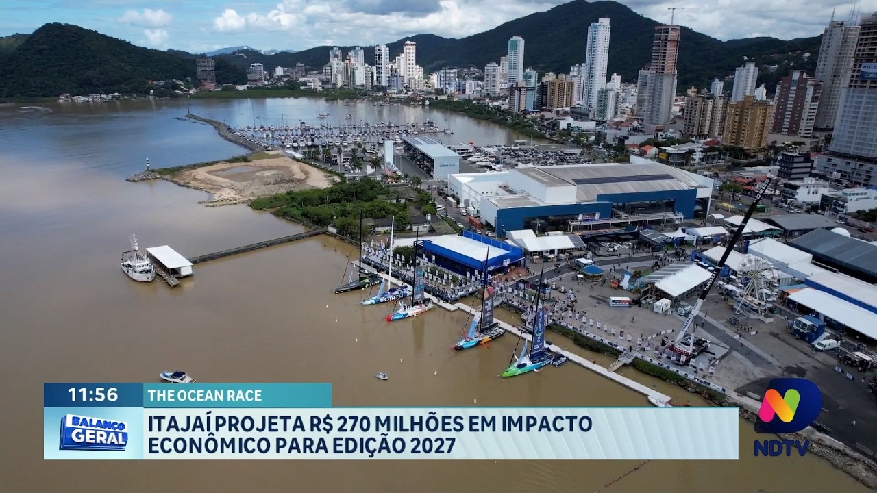 Itajaí projeta impacto econômico de R$ 270 milhões com The Ocean Race