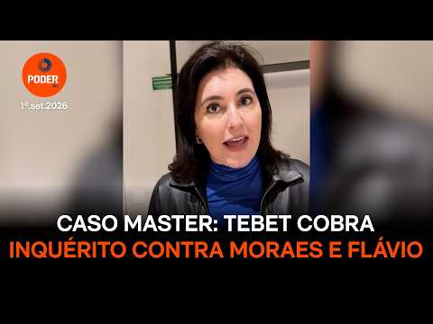 Simone Tebet defende investigação de Moraes e Flávio Bolsonaro