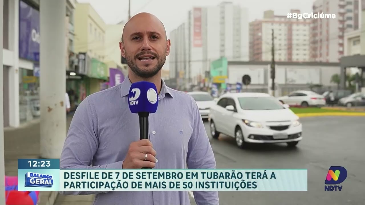 Tubarão define ordem das 50 entidades no desfile de 7 de Setembro