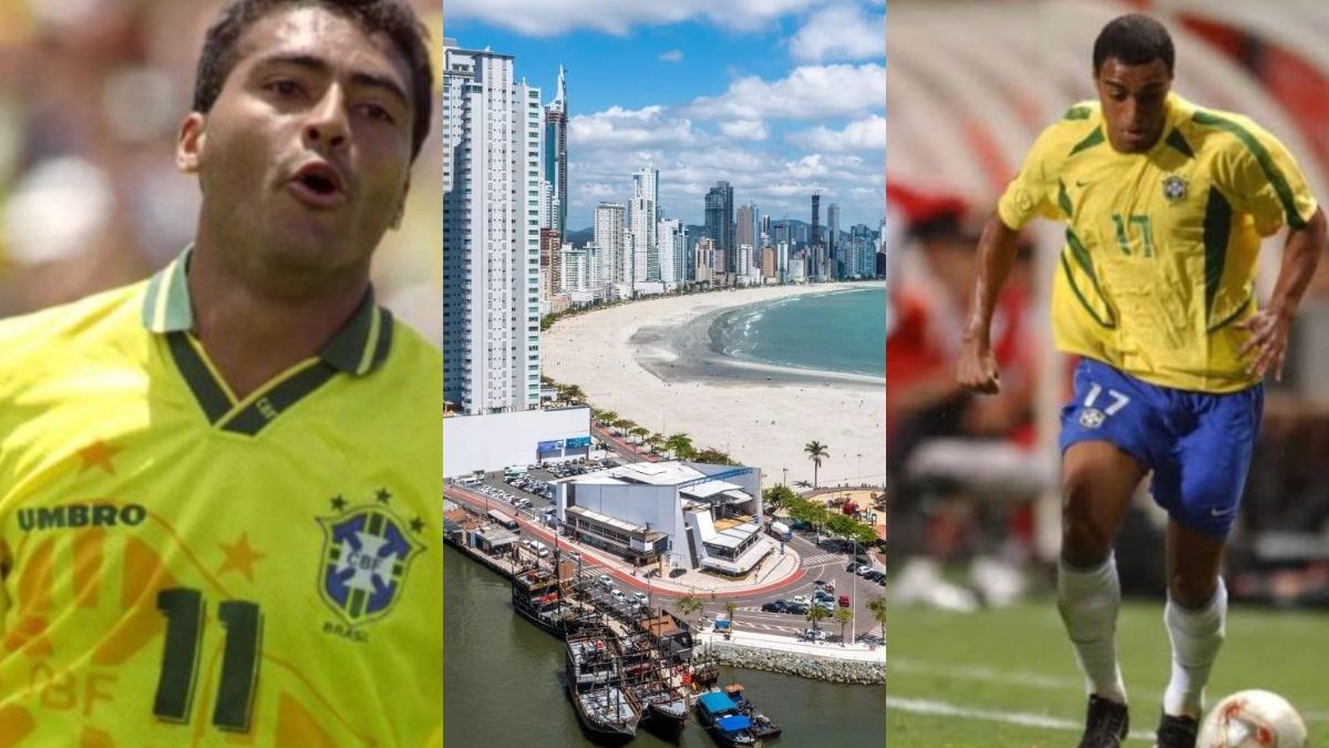 Romário e Denilson, campeões do Tetra e do Penta, se enfrentam em jogo beneficente em Balneário Camboriú; saiba como assistir