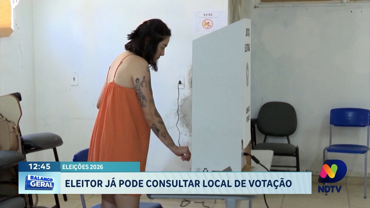 Eleitor já pode consultar local de votação para as eleições