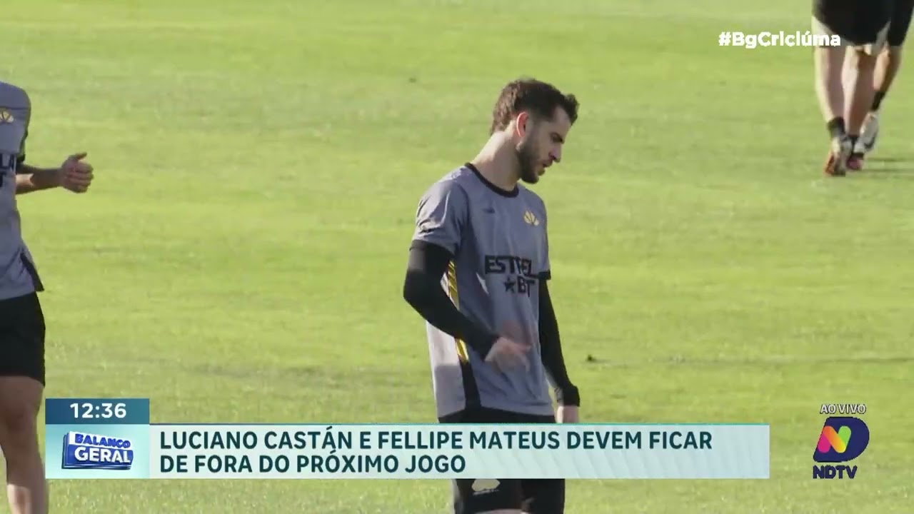 Departamento médico do Criciúma confirma três atletas lesados